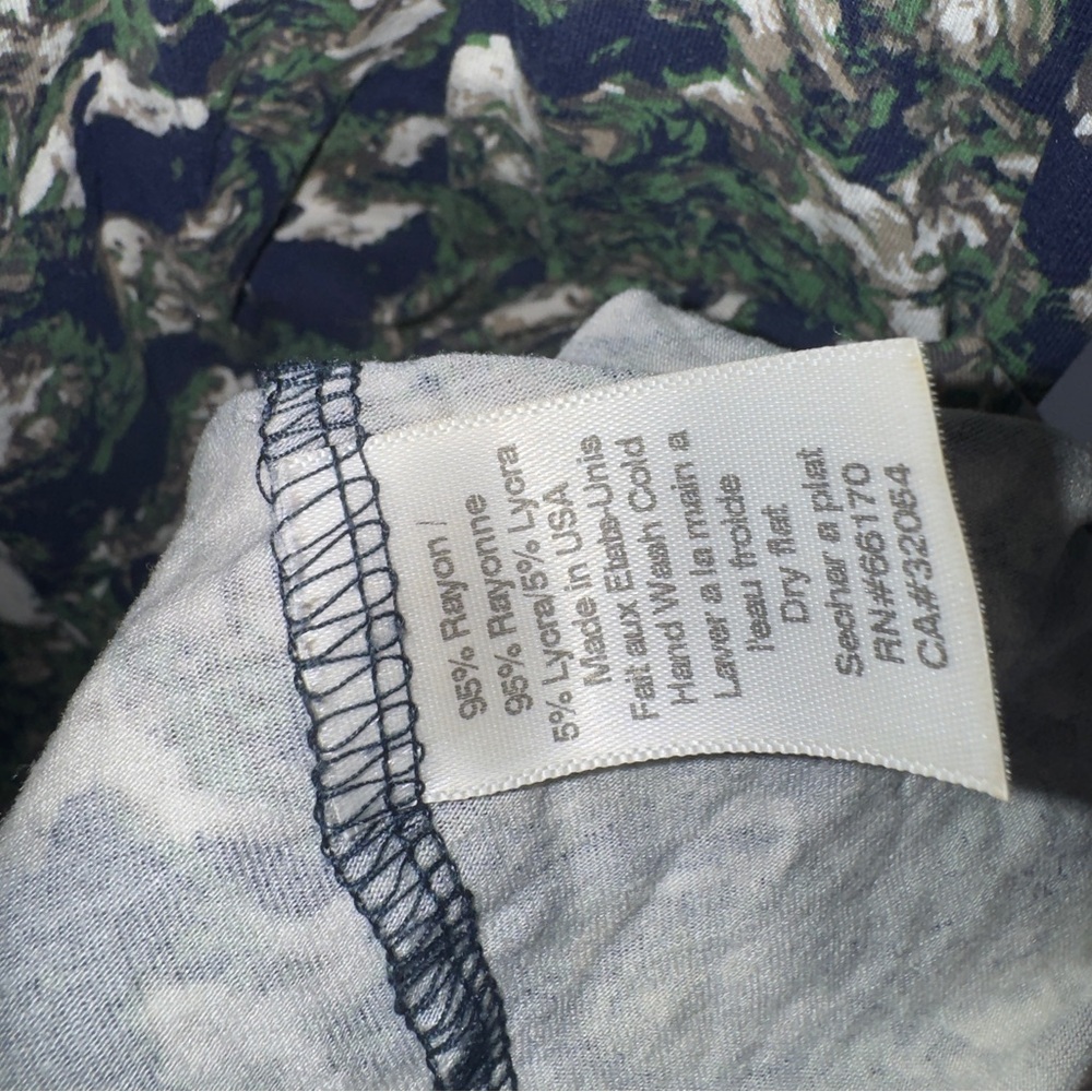 Porridge Anthropologie Sleeveless Floral Midi Dress Women’s XS Green Blue - Picture 4 of 11